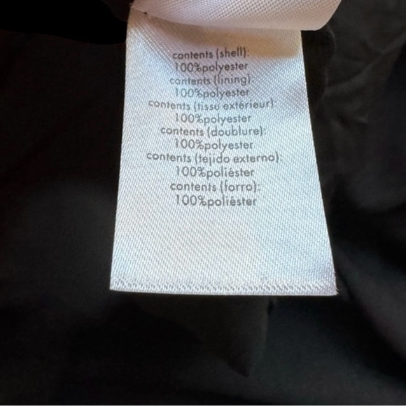 NWT WeWoreWhat Flirty Ruffle Crinkle Chiffon Black Mini Short Dress - Medium - Picture 14 of 16